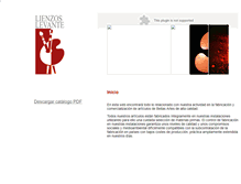 Tablet Screenshot of lienzoslevante.com